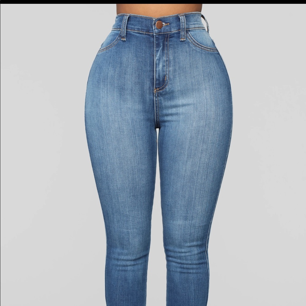 Luxe High Waist Skinny Jeans - Medium SIZE 15!!